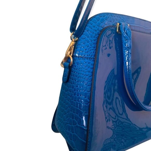 Satchel/Handbag/purse cobalt blue unbranded satchel handbag Size OS - Picture 8 of 15